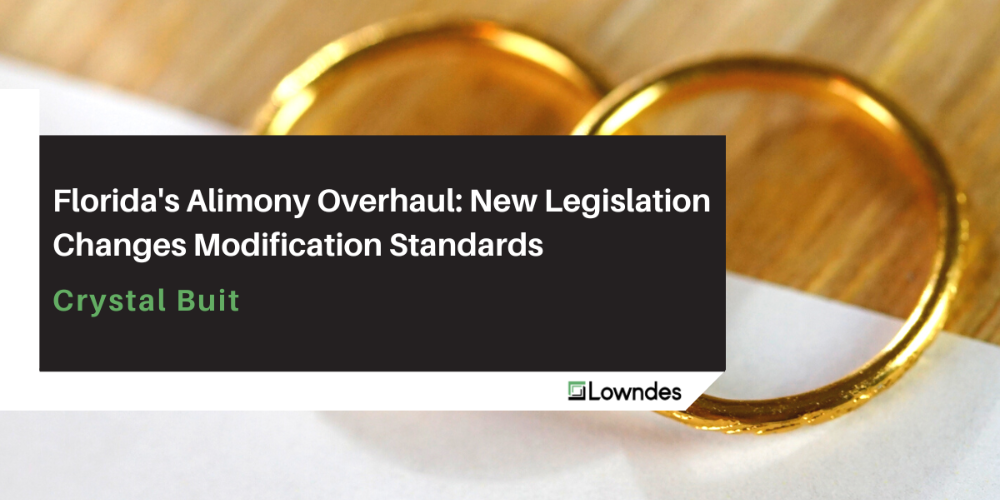 Florida's Alimony Overhaul New Legislation Changes Modification Standards